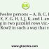 If 1st letter of each word from (I) group, 2nd letter of each word from (II) group, 3rd letter of each word from (III) group are taken to form