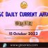 Daily Quiz on Current Affairs by Gkseries – 15 October 2022