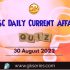 UPSC Daily Static Quiz: 30 August 2022