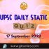 UPSC Daily Current Affairs Quiz: 17th September 2022