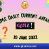 Daily Quiz on Current Affairs by Gkseries – 10 June 2022