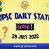 UPSC Daily Current Affairs Quiz: 28 July 2022