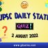 UPSC Daily Current Affairs Quiz: 2 August 2022