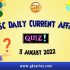 UPSC Daily Static Quiz: 3 August 2022