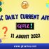 UPSC Daily Static Quiz: 11 August 2022