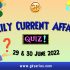 Current Affairs for Competitive Exam by Gkseries –29 & 30 June 2022