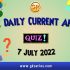 Daily Quiz on Current Affairs by Gkseries – 7 July 2022