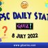UPSC Daily Current Affairs Quiz: 8 July 2022