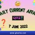 Current Affairs for Competitive Exam by Gkseries – 7 June 2022