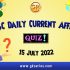 UPSC Daily Static Quiz: 15 July 2022