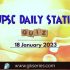 UPSC Daily Current Affairs Quiz: 18 January 2023