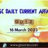 UPSC Daily Static Quiz: 16 March 2023