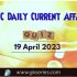 UPSC Daily Static Quiz: 19 April 2023