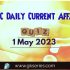 UPSC Daily Static Quiz: 1 May 2023