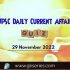 UPSC Daily Static Quiz: 29 November 2022