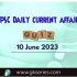 UPSC Daily Current Affairs Quiz: 11 June 2023