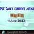 UPSC Daily Current Affairs Quiz: 12 June 2023