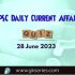 UPSC Daily Current Affairs Quiz: 29 June 2023