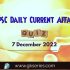 UPSC Daily Static Quiz: 7 December 2022