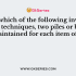 Which of the following method is based on the assumption that the costliest materials are issued first and inventory is valued at the lowest possible price?