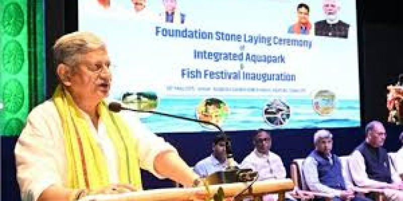 Union Minister Lays Foundation Stone for ₹42.4 Crore Integrated Aquapark in Tripura Under PMMSY