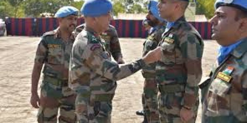 150 Indian troops received the United Nations Medal