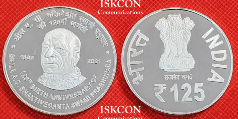 PM Modi unevils special Rs 125 coin on ISKCON founder’s 125th birth anniversary