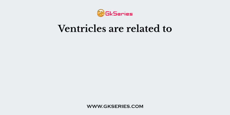 Ventricles are related to