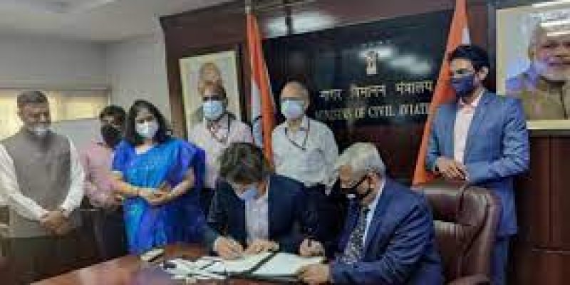 Vman Aviation Services signed Gift City’s first aircraft purchase agreement