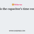 Which of the following is true about capacitor?
