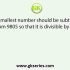 Which of the following numbers is divisible by 9?