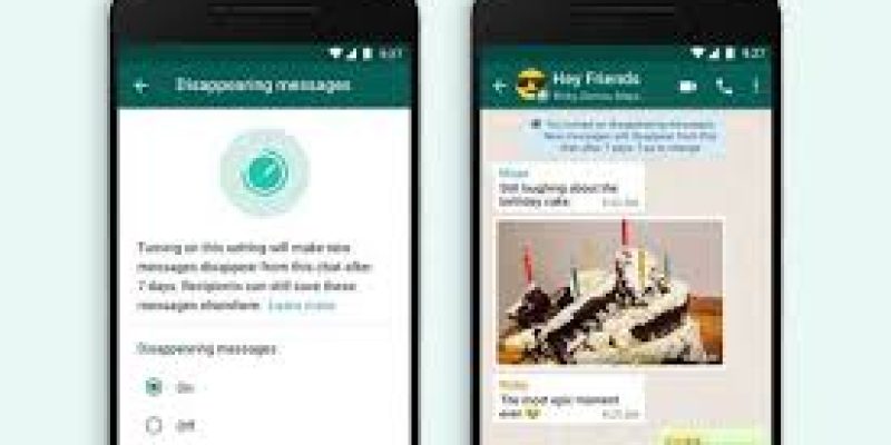 WhatsApp disappearing messages