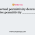There is no unit for the ____________ permittivity