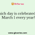 Which day is celebrated on the first Sunday of May every year in various countries around the world?