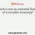 A mixed economy is characterised by the co-existence of