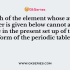 In periodic table, Helium is placed at ___