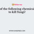 Which of the following show benefits of fungus to the humans?