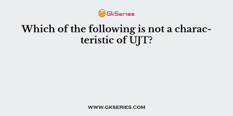 Which of the following is not a characteristic of UJT?