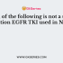 Which of the following is the most common cause of acquired resistance to EGFR TKI therapy?