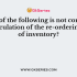 Which of the following is not a cost price method of pricing material issues?