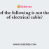 Which among the following cables are generally suited for the voltages upto 11 kV?