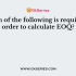 Which of the following formula is used to calculate Re-order Level?