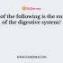 The process of converting large food molecules into small molecules which can be easily absorbed into human body is known as…
