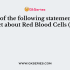 Red Blood Cells are also known as……..