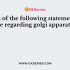 Which of the following statements are true regarding golgi apparatus?