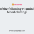 Who is most likely to develop scurvy – A vitamin C deficiency?