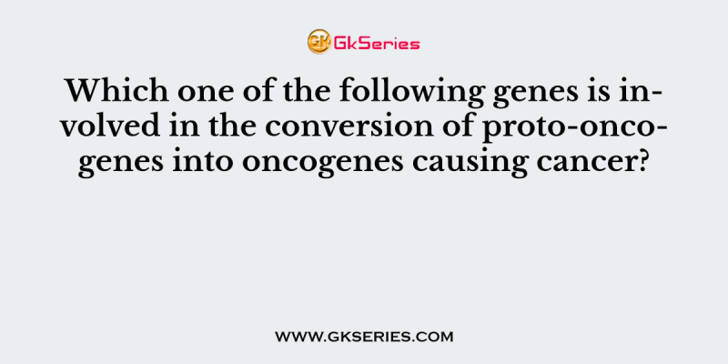 Which one of the following genes is involved in the conversion of proto-oncogenes into oncogenes causing cancer?