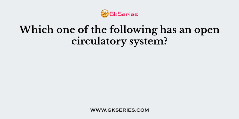 Which one of the following has an open circulatory system?