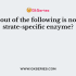 Which out of the following is a substrate-specific enzyme?