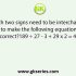 Which two signs should be interchanged to make the given equation correct? 20 + 5 × 3 ÷3 – 1 = 14